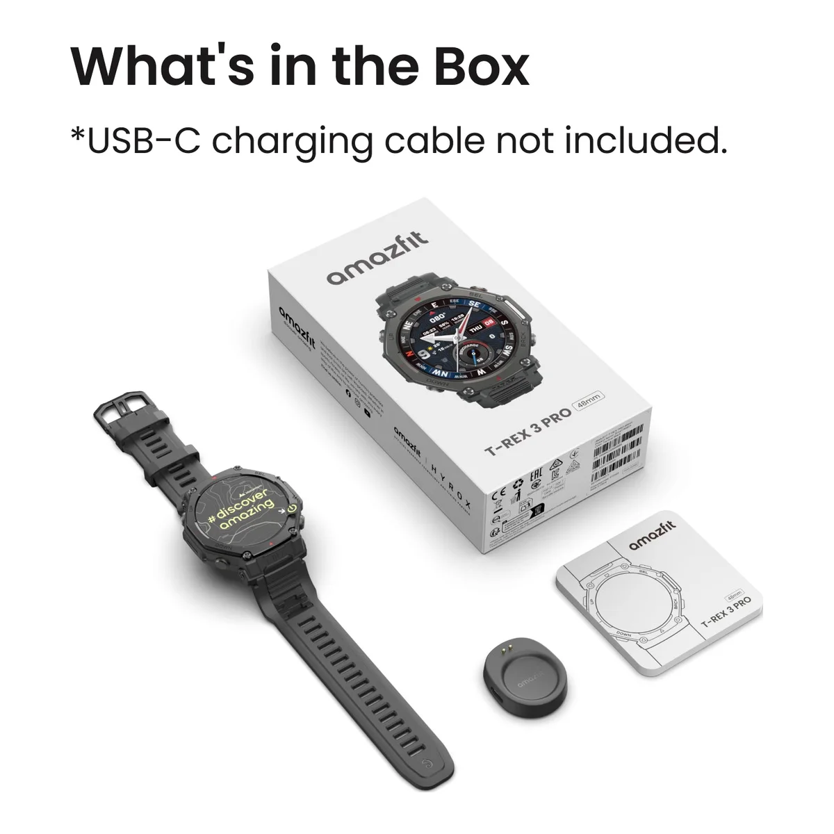 Amazfit T-Rex 3 Pro 44mm Black — photo 2