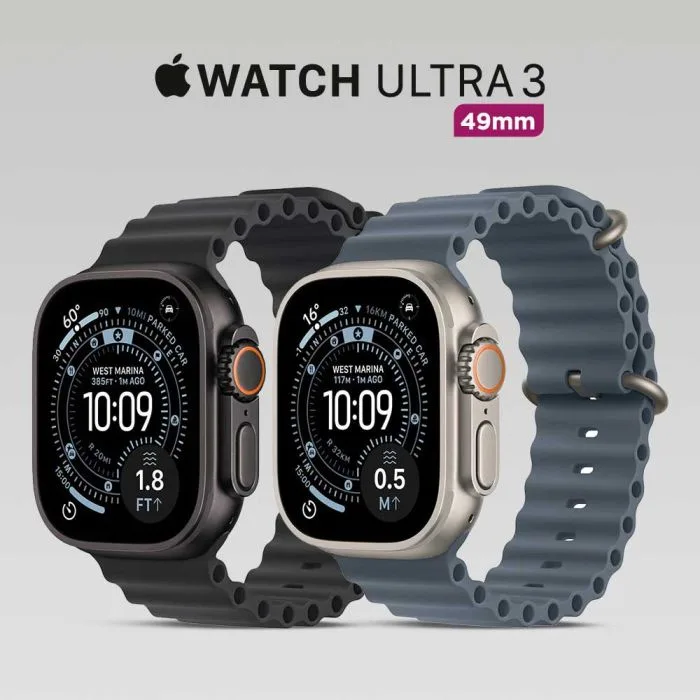 Apple Watch Ultra 3 — Titanium Ocean Band