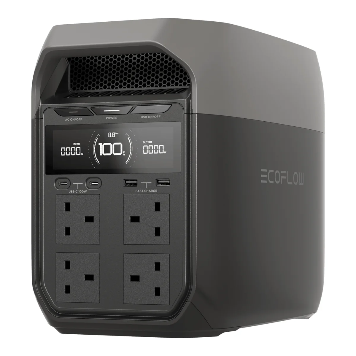 EcoFlow Delta 3 Portable Power Station (1024Wh)