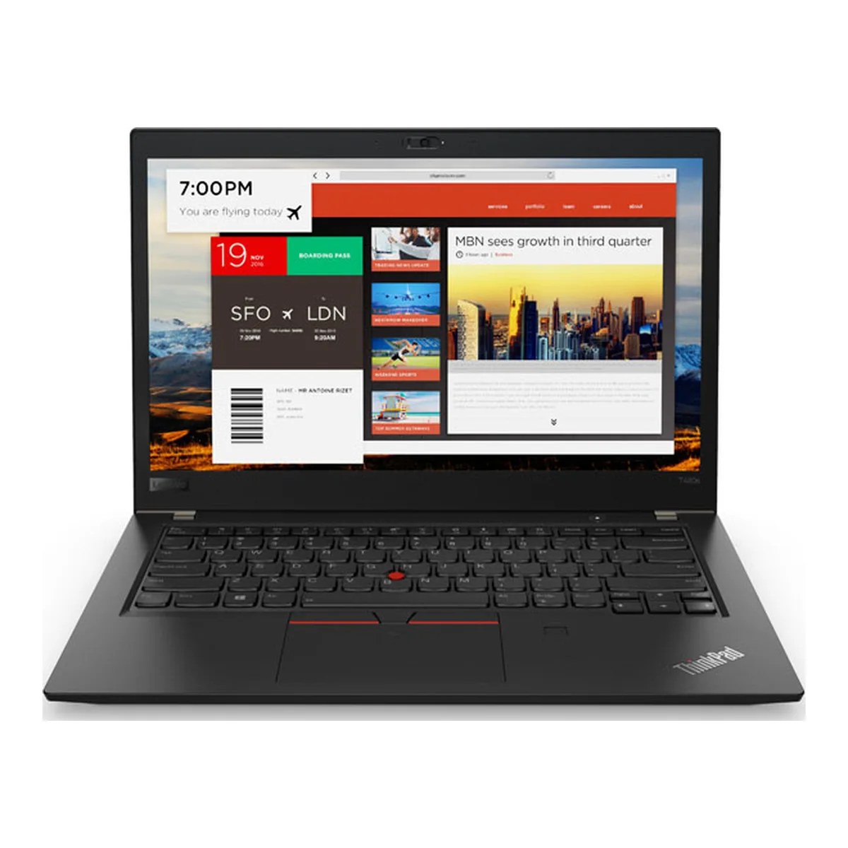 Lenovo ThinkPad T480s Core i5 / i7 8th Gen 8GB 256GB SSD 14" (Ex-UK) — photo 2
