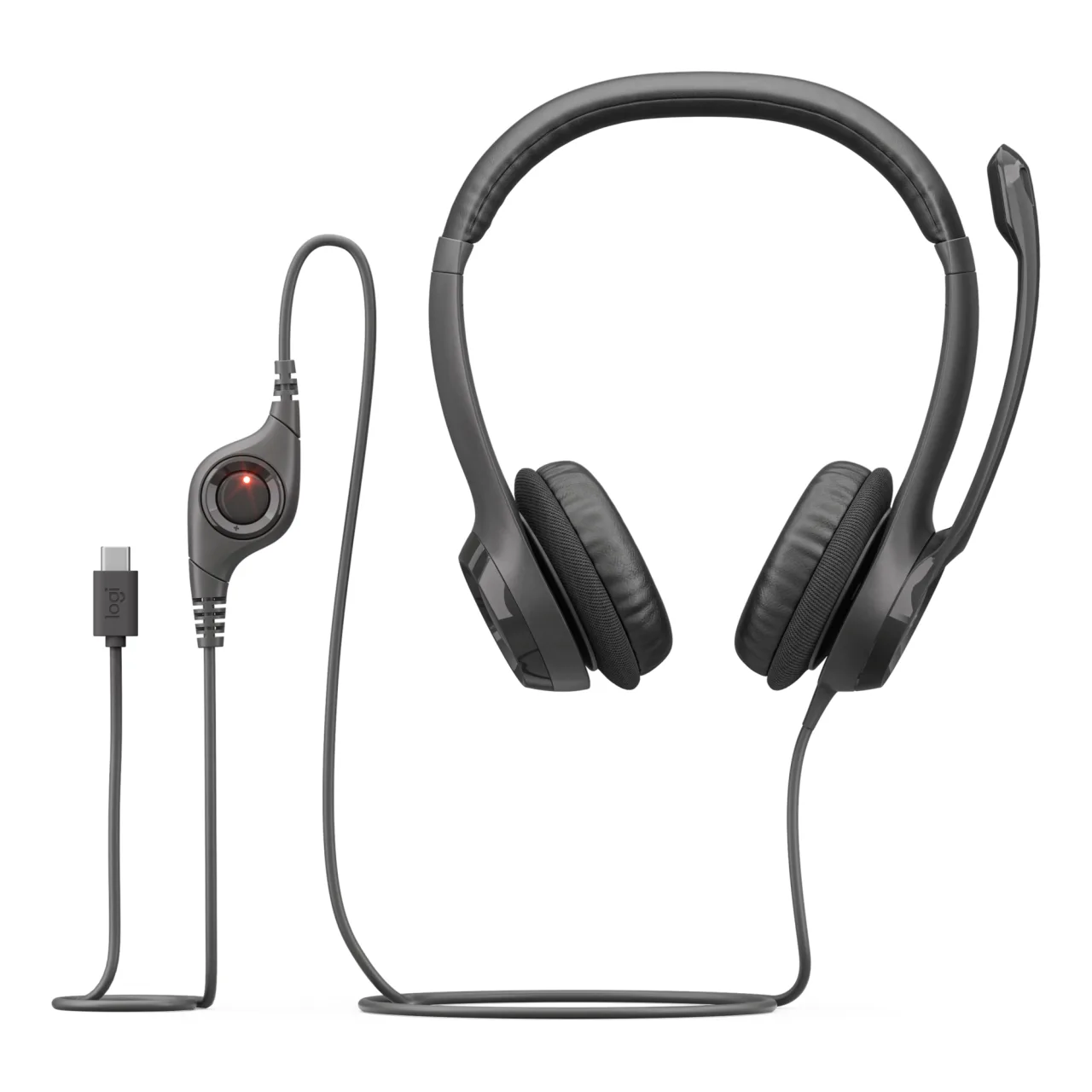 Logitech H390 USB-C Headset with Noise-Cancelling Mic