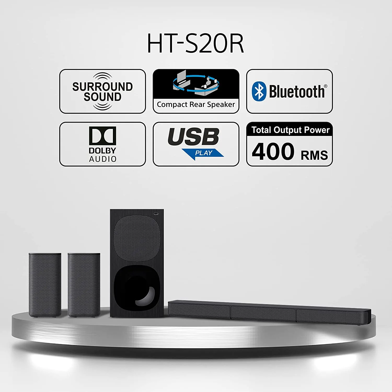 Sony 5.1 Channel Soundbar HT-S20R