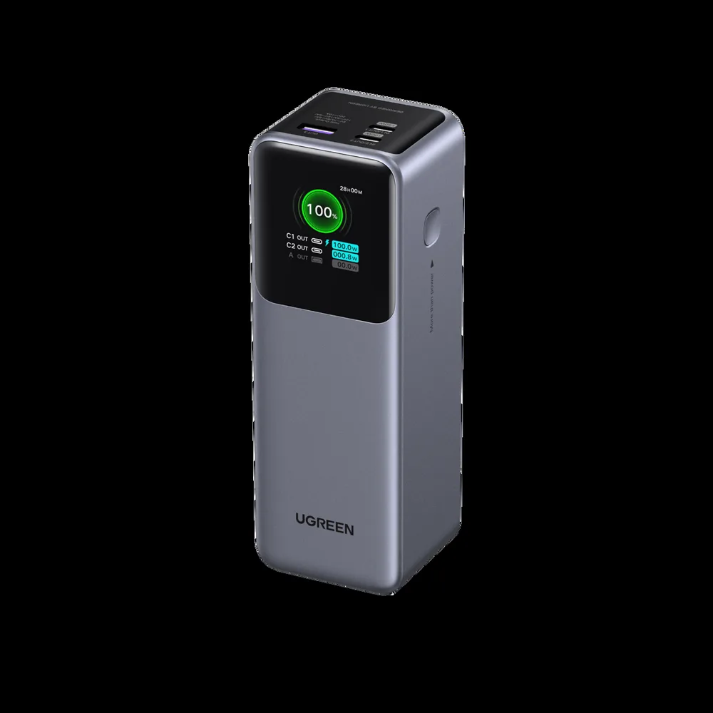 UGREEN Nexode 25000mAh 200W Laptop Power Bank with Smart Display