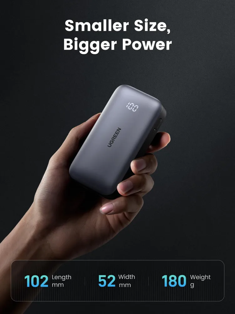 UGREEN Nexode 10000mAh 30W Fast Charging Power Bank — photo 4