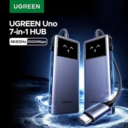 UGREEN Uno 7-in-1 USB-C Hub with 4K HDMI and Ethernet