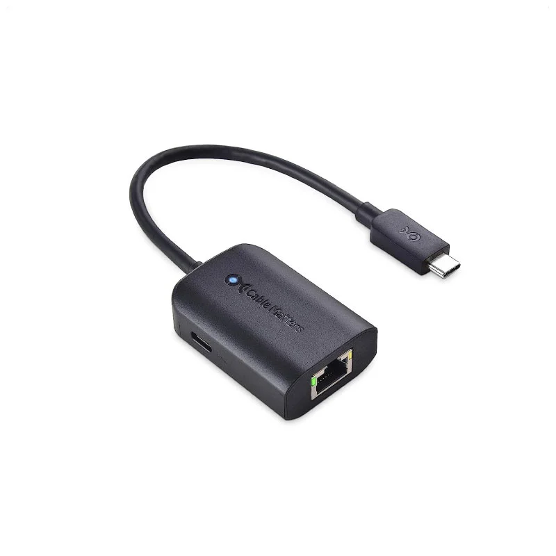 Cable Matters USB C to Gigabit Ethernet Adapter for Chromecast with Google TV