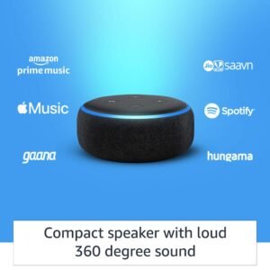 Amazon echo dot 3rd gen side view