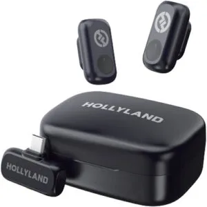 Hollyland LARK A1 Duo 2-Person Wireless Microphone System with USB-C Connector for Mobile Devices
