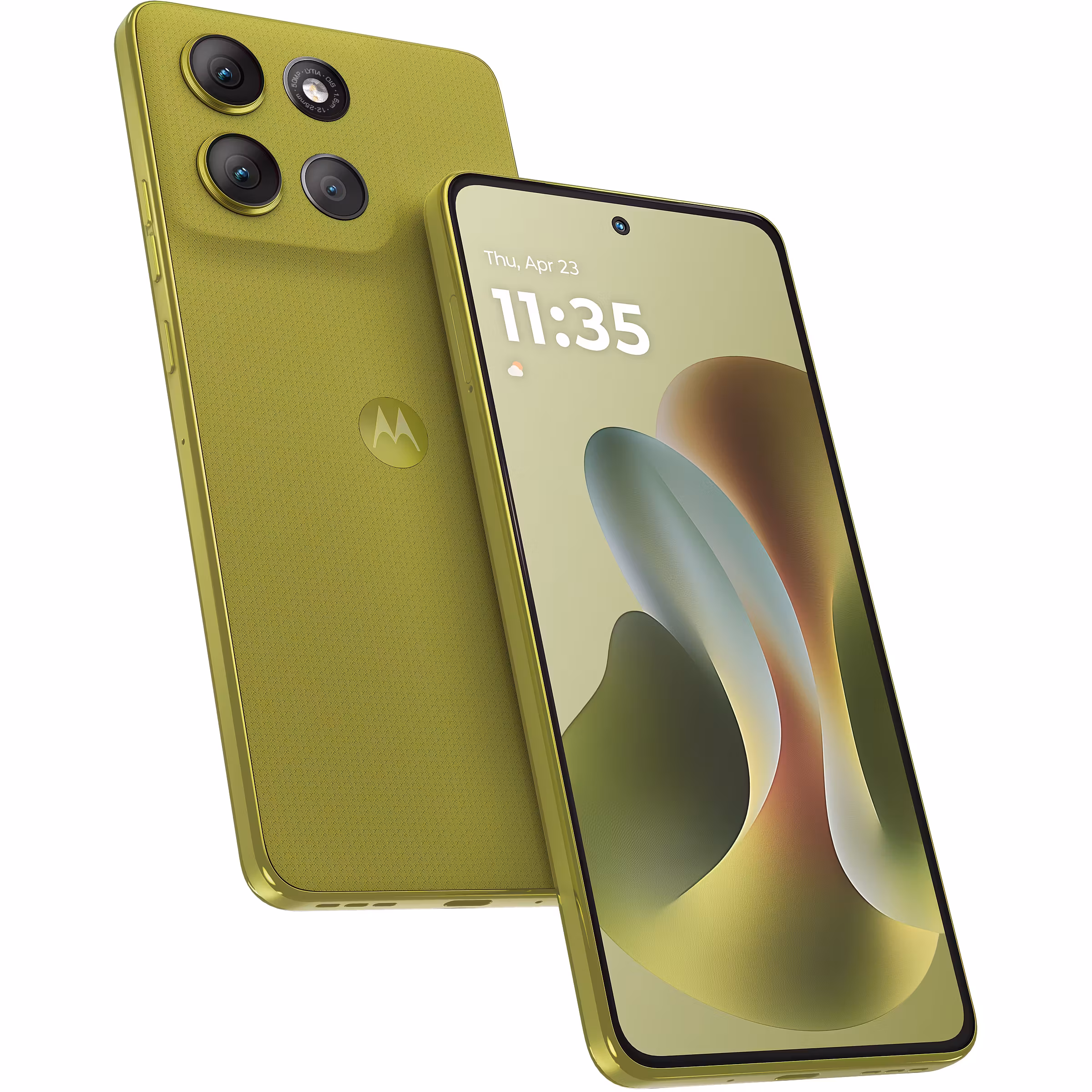 Motorola Moto G86 pantone Golden Cypress